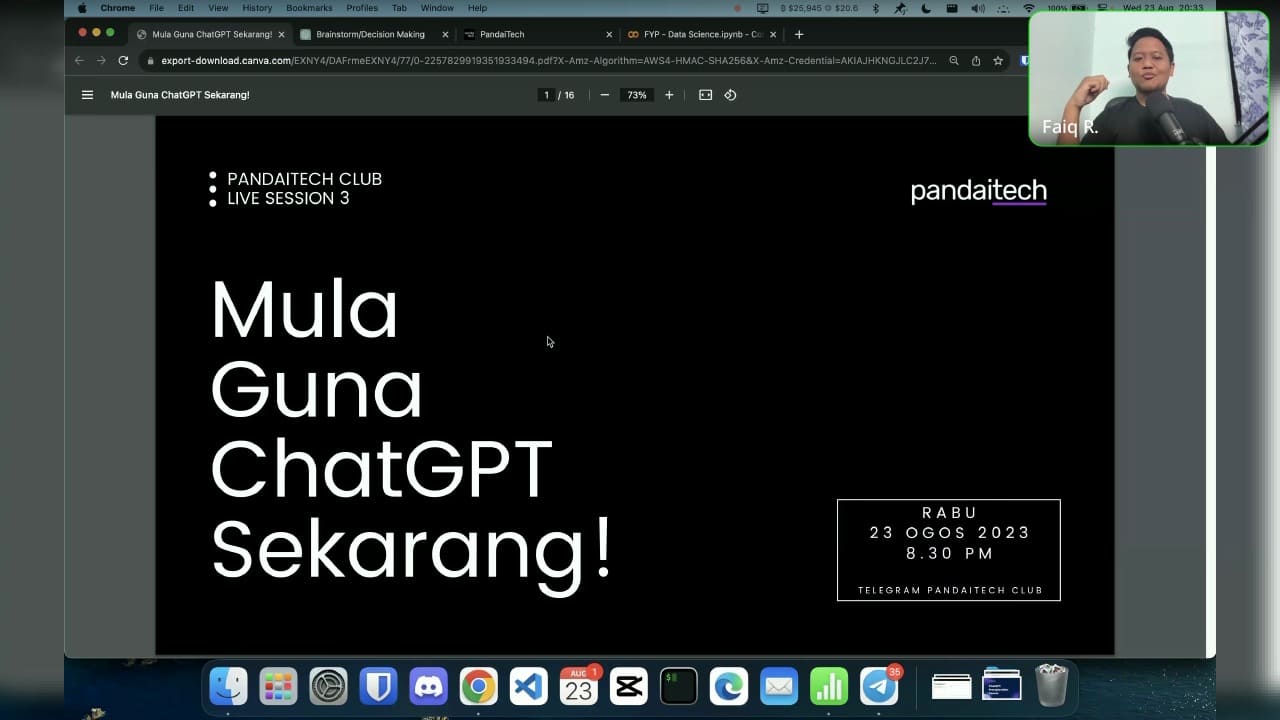 Live S3 - Mula Guna ChatGPT Sekarang!