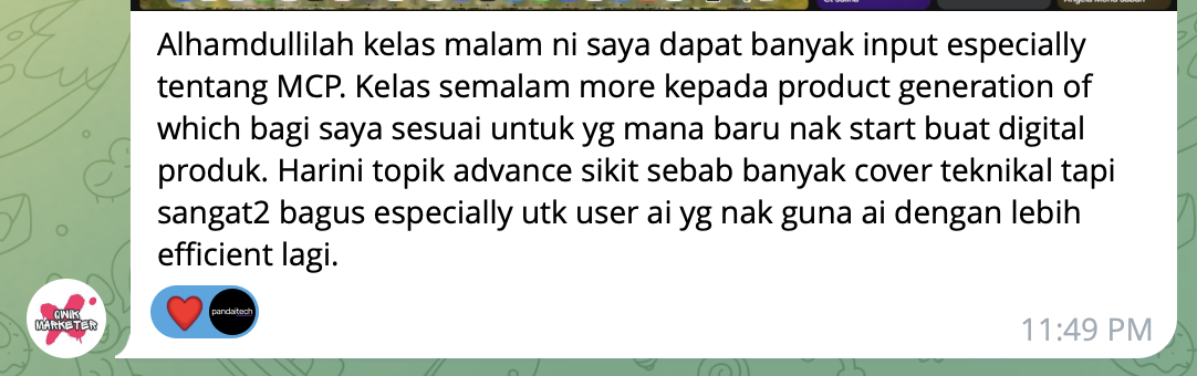 Review peserta tentang pembelajaran MCP dan penggunaan AI yang lebih efisien